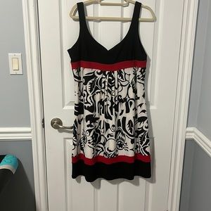 Size 16, sleeveless, knee length dress
